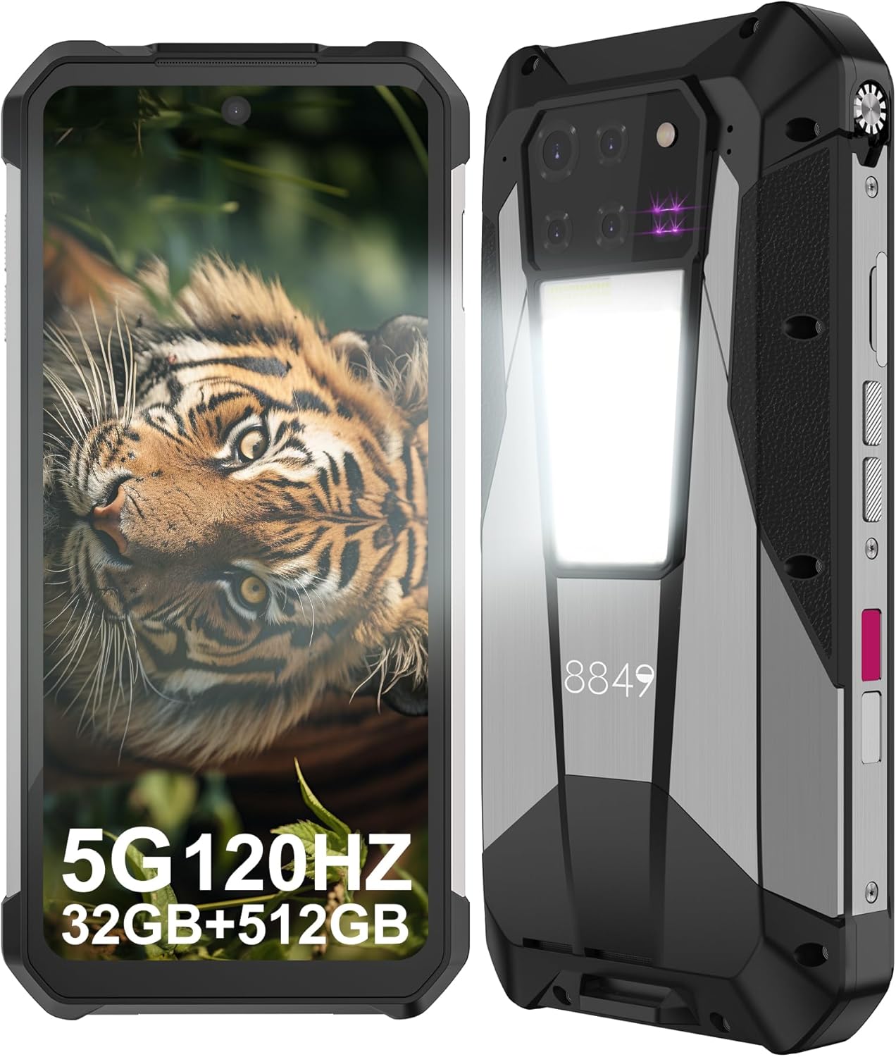 Celular 5G + bateria interna de 15500mAh + 32GB RAM + 512GB ROM